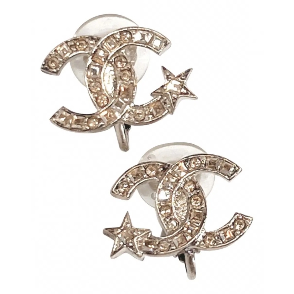 CHANEL Shooting Star Crystal Earrings